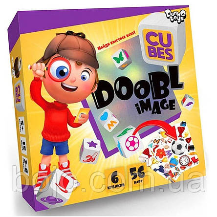 Настільна дитяча гра Doobl Image Cubes Знайди найшвидше! (IGR24), фото 3
