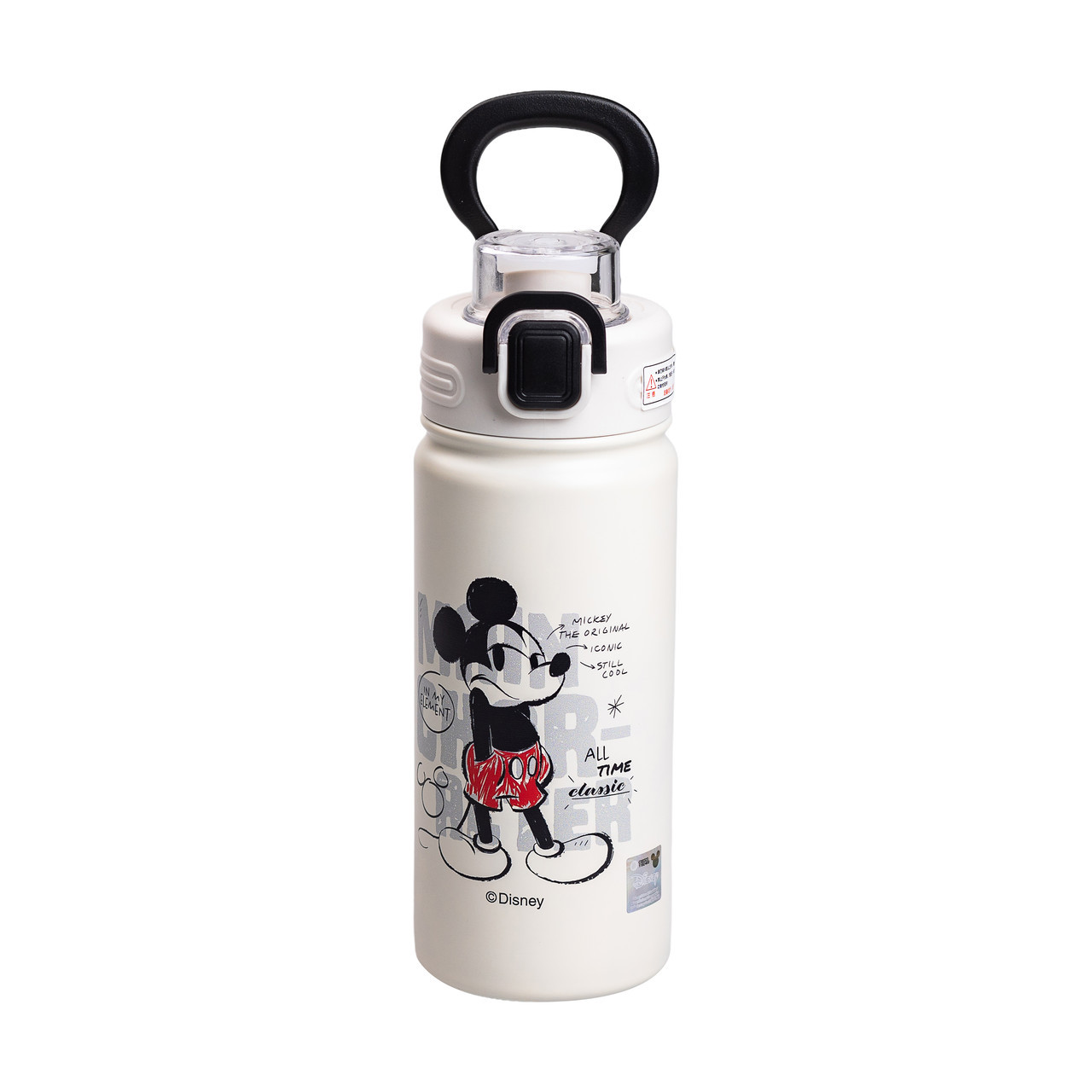 Термос дитячий Disney з кришкою на защіпці 500 мл Чорний HP-14-3B, фото 1