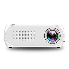 Портативний проектор YG-320 Mini 700 lumen з динаміком, підтримка 1080р, Білий (626), фото 4