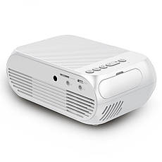 Портативний проектор YG-320 Mini 700 lumen з динаміком, підтримка 1080р, Білий (626), фото 5