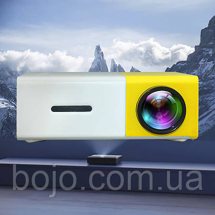 Портативний міні проектор з динаміками LED Projector YG300 кишеньковий проектор (626), фото 1