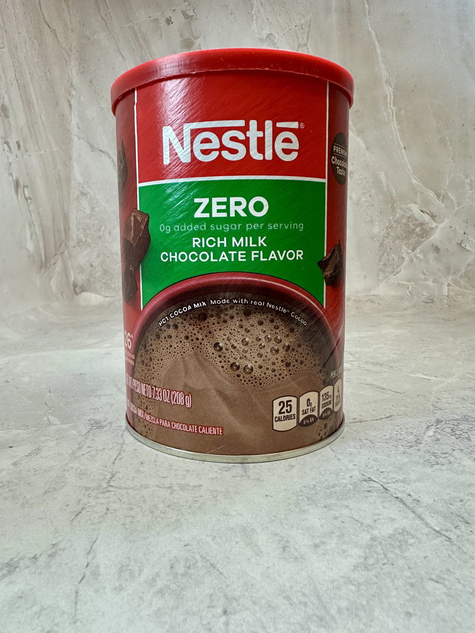 Какао зі смаком молочного шоколаду без цукру Nestle Hot Cocoa Mix, 208г