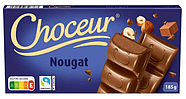 Шоколад молочний Choceur Nougat Нуга 185г Германия, фото 2