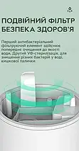 Зволожувач повітря портативний Kinscoter LZ599  Anti Gravity Humidifier електричний 600 мл White, фото 4