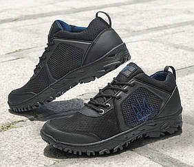 Чоловічі тактичні військові кросівки літні літо сітка чорні 40-46р ЗСУ  (код:СД-77/10)