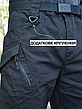 Тактичні штани весна літо IX9 Чорні Розмір 2XL, фото 9
