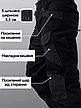 Тактичні штани Карго весна літо IX7 Cargo Чорні Розмір S, фото 8