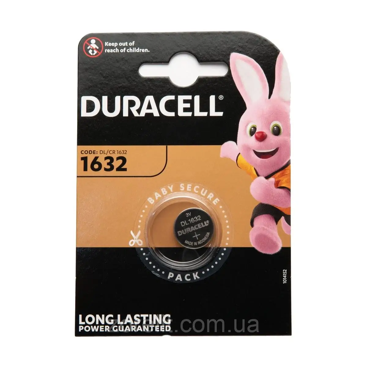 Батарейка Duracell Lithium Cell 3V DL1632 ціна за 1 шт.