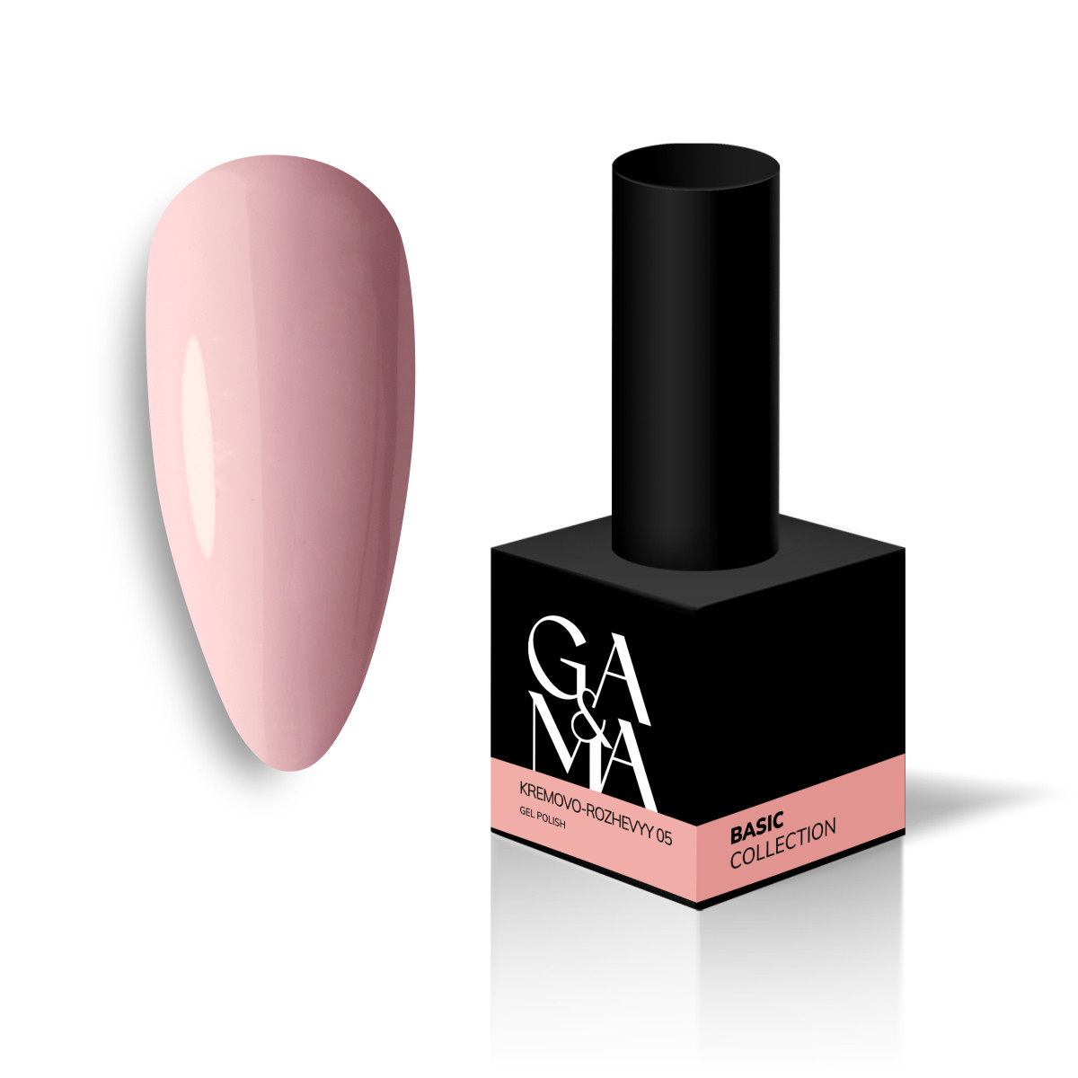 Basic collection 005 kremovo-rozhevyy / Базова колекція 005 кремово-рожевий GA&MA, фото 1