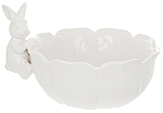 Піала керамічна Кролик з квіткою 17 см BonaDi