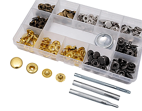 Набір металевих кнопок Альфа 12,5мм 40шт