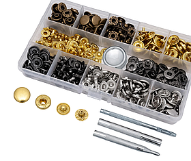 Набір металевих кнопок Альфа 12,5мм 100шт