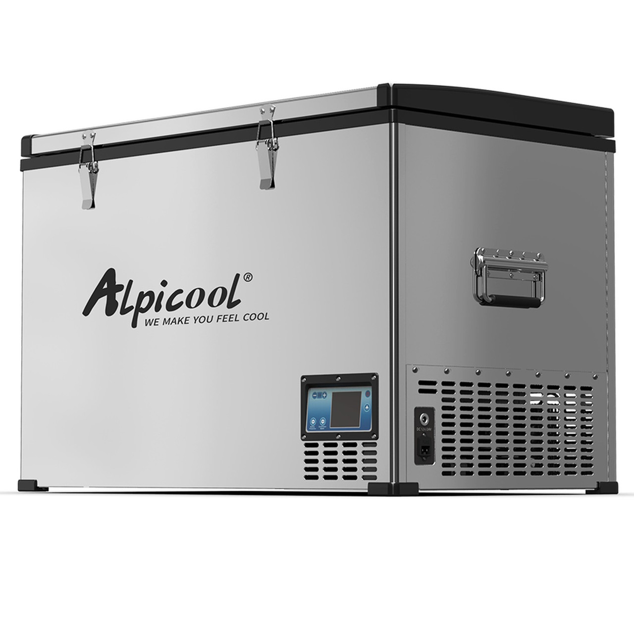 Компресорний автохолодильник Alpicool BD135. До -20℃. Живлення 12, 24, 220 вольт, Чорний