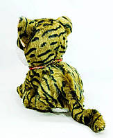 Смугастий котик (22 см) - Інтерактивна іграшка на батарейках, фото 9