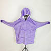 Плед толстовка з капюшоном (100х80см) HUGGLE HOODIE, Фіолетовий / Плед-худі / Оверсайз толстовка плед з капюшоном, фото 4