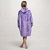 Плед толстовка з капюшоном (100х80см) HUGGLE HOODIE, Фіолетовий / Плед-худі / Оверсайз толстовка плед з капюшоном, фото 7