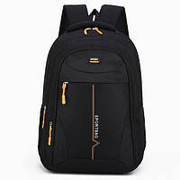 Рюкзак повсякденний Sportbag із трьома відділеннями 40*30*11 см (13 л) Чорний з помаранчевим