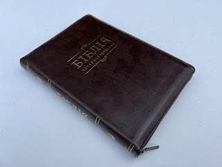 Біблія коричневого кольору з індексами, сучасний переклад Р. Турконяка, 17х24,5 см, великий формат, фото 1