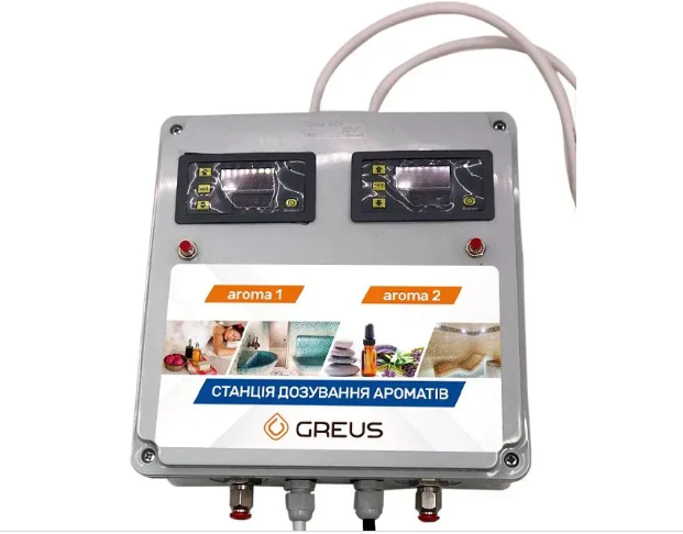 Станція дозування GREUS на два аромати для хамама, фото 1