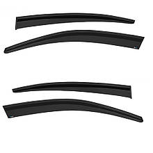Дефлектори вікон (вітровики) для Fiat Tipo 2015-2023, 4шт, SunPlex, седан, на скотчі