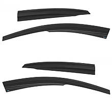 Дефлектори вікон (вітровики) для Ford Focus 1999-2004, 4шт, SunPlex, седан, на скотчі