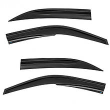 Дефлектори вікон (вітровики) для Mercedes-Benz E-Klasse (W210) 1995-2002, 4шт, SunPlex, седан, на скотчі