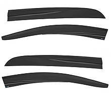 Дефлектори вікон (вітровики) для Opel Corsa D/E 2007-2016, 4шт, SunPlex, хетчбек, на скотчі