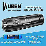 Вело фара WUBEN B2 + задній ліхтар (1300LM, 280 метрів, ip68, USB-C, 21700), фото 5