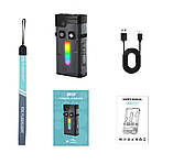 BORUiT EV10 EDC брелок-ліхтарик RGB Light 1100LM портативний міні-світлодіодний ліхтарик з магнітом Type-C зарядка кишеньковий, фото 8