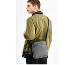 Сумка чоловіча через плече велика сірий 184В, фото 3