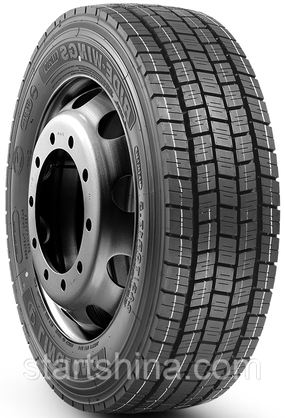 Вантажні шини 225/75 R17.5 129/127M LEAO KLD200 3PMSF M+S TL (ведуча вісь)