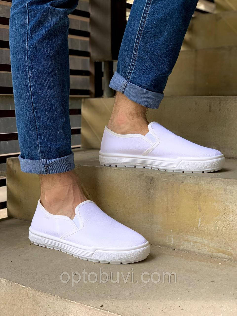 Мокасини чоловічі білі Litma оптом, фото 1