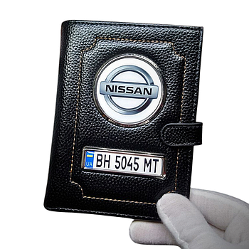 Портмоне з держ. номером Nissan, візитниця