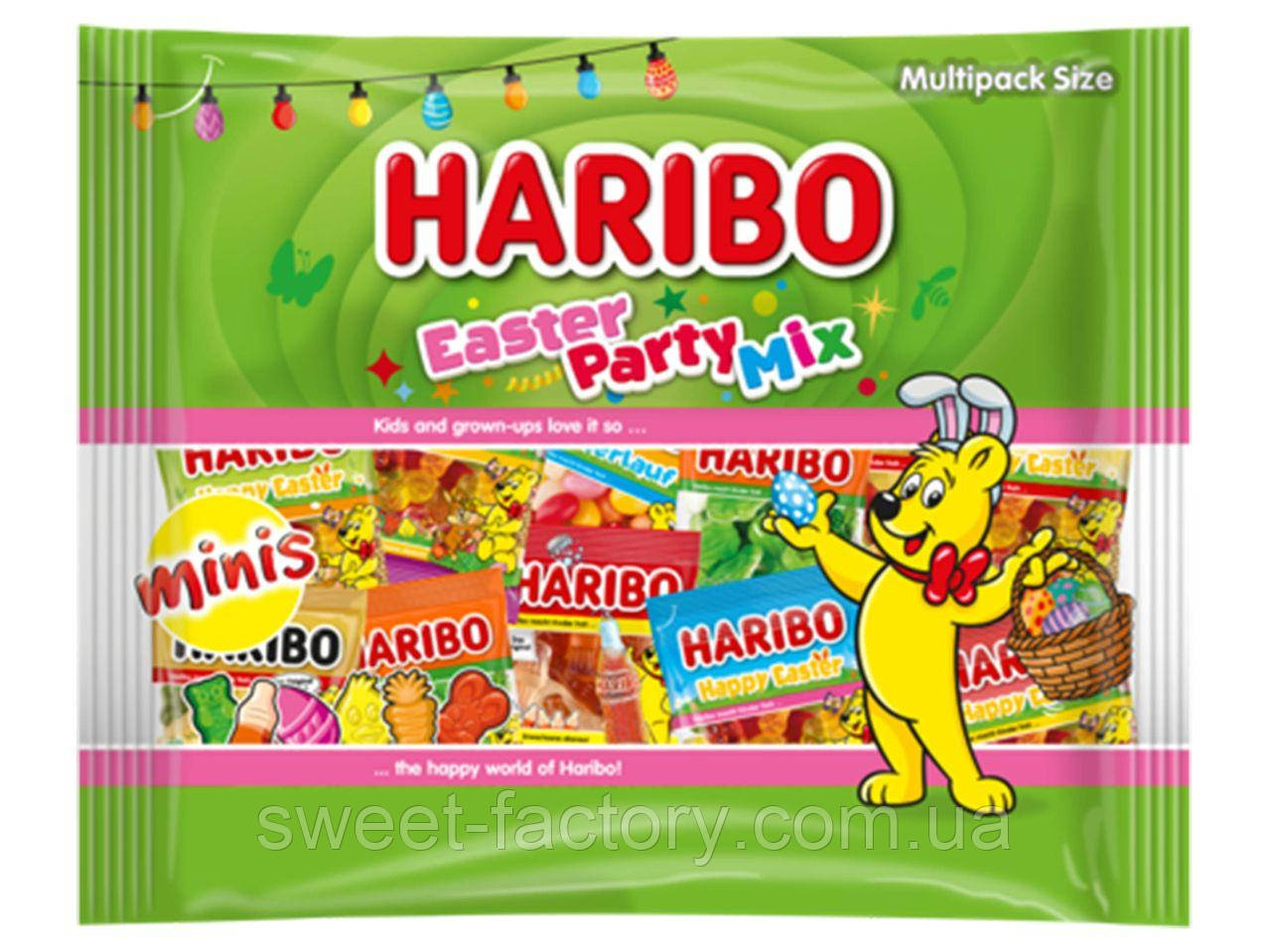 Желейні цукерки Haribo Easter Party Mix Minis 30s 500g, фото 1