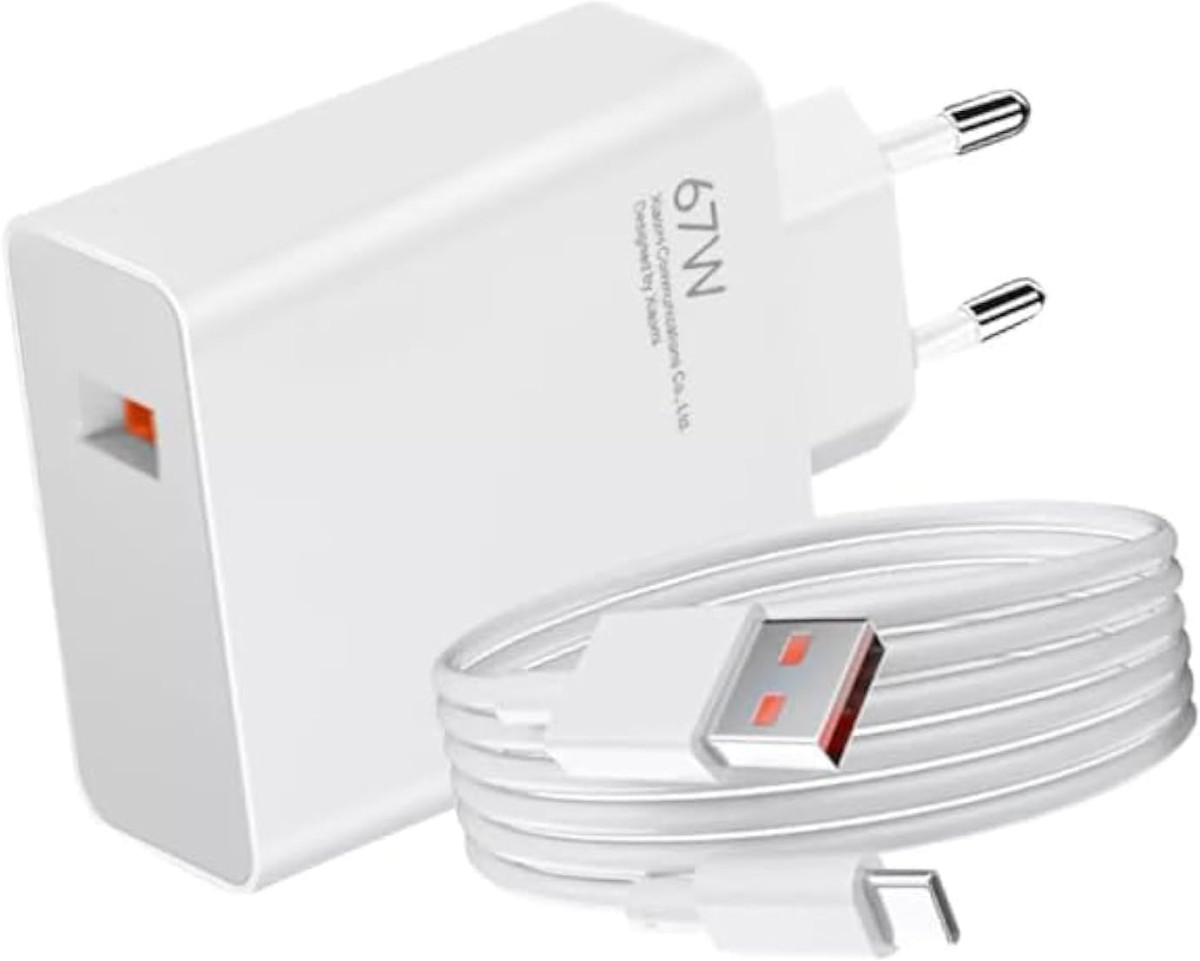Комплект заряджання для телефона Usb з кабелем Type-C 67 w