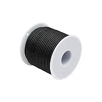 Силіконовий дріт 50м, 28AWG чорний