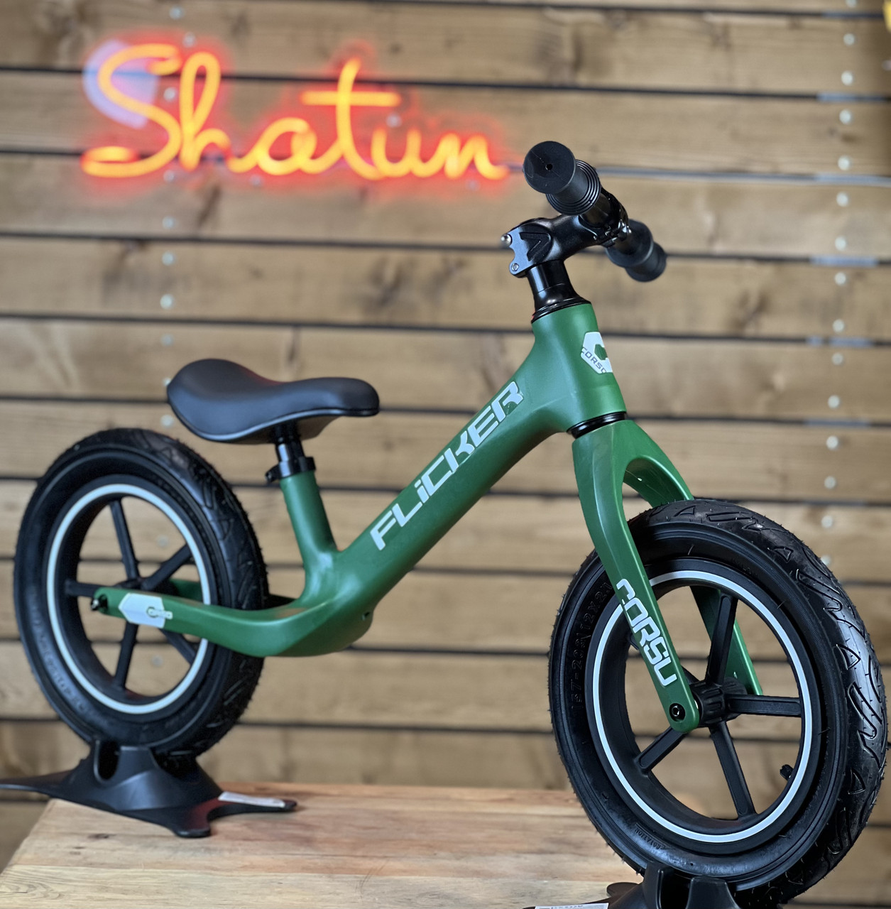 Біговел велобіг 12" Corso FL-0228-76 зелений, фото 1