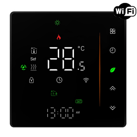 Wi-Fi Терморегулятор для водяної теплої підлоги Ecoset PWT 006 (5 А) з датчиком температури підлоги 3 м.