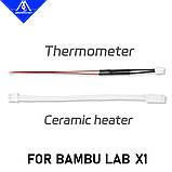 Нагрівач сопла керамічний 24V 82W Mellow [5060713001] для 3Д-принтера Bambu Lab X1/ X1C, фото 5