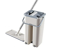 Набір для прибирання швабра з відром та самовіджимом Швабра складана з віджимом для миття підлоги