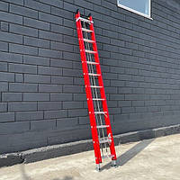Драбина скловолоконна 7.2 м розсувна 2 х 12 щаблів