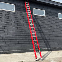 Драбина скловолоконна 12 м розсувна 2 х 20 щаблів