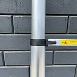 Драбина телескопічна алюмиінієва 6 метрів на 16 сходинок висувна, фото 5