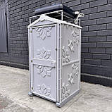 Пластиковий літній душ для дачі душ вуличний мобільний з ТЕНом розбірний, фото 10