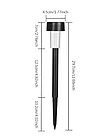 Садові світильники на сонячній батареї 10шт. Solar Lawn Lamp SB-1S, фото 4