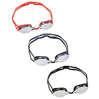 Окуляри для плавання,регул.ремінець,3 кольор.,у футлярі №BW21066(24)