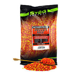 Пелетс Steg Pellet Mix Chili-Peach чилі-персик 3mm 800g