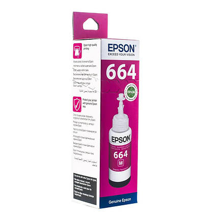 Контейнер з чорнилом Epson L100/L200 magenta (70мл) (C13T66434A), фото 1