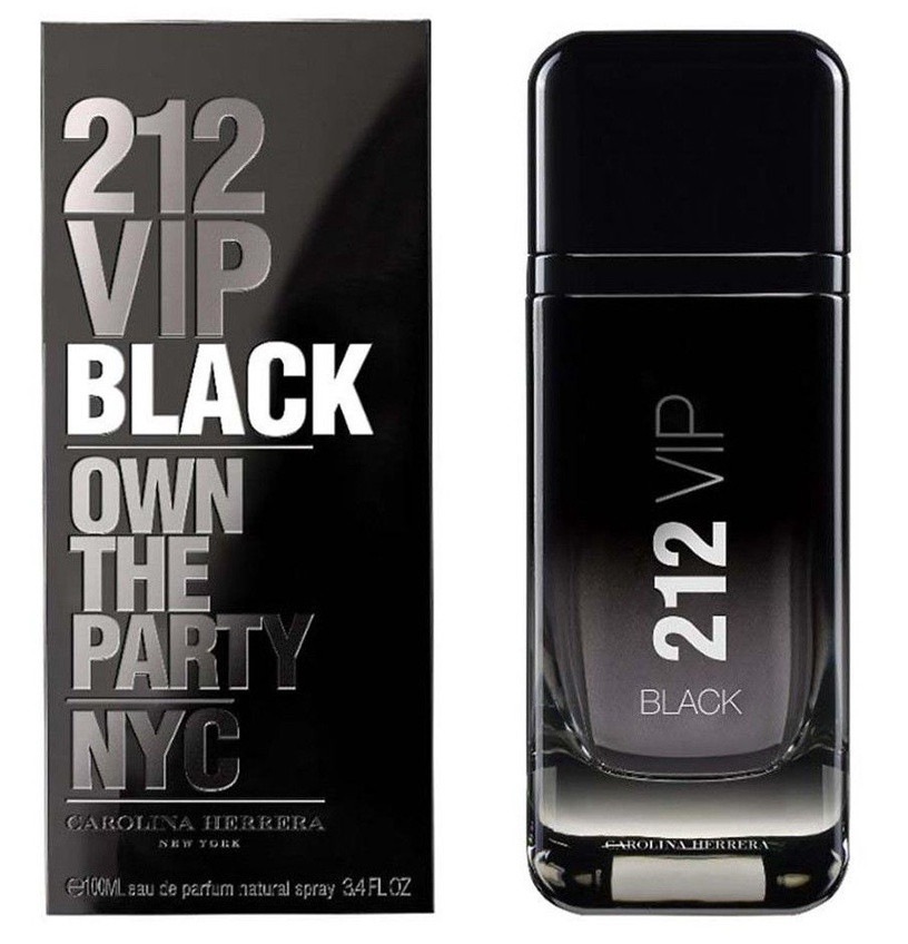 Чоловіча туалетна вода Carolina Herrera 212 VIP Black Own The Party NYC 100мл ( уцінка)