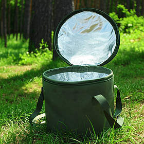 Термовідро для прикорму риби Acropolis для продуктів, з кришкою, ручками для перенесення